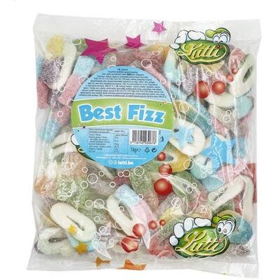 Lutti Bestfizz Assortiment De Bonbons 1 Kg - Publicité Lutti Bestfizz Assortiment De Bonbons 1 Kg - Publicité