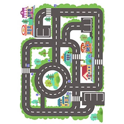 Top That 1 feuille de glaçage comestible pour décoration de gâteau Motif carte de course de ville Format A4 Idéal pour les grands gâteaux - Publicité Top That 1 feuille de glaçage comestible pour décoration de gâteau Motif carte de course de ville Format A4 Idéal pour les grands gâteaux - Publicité