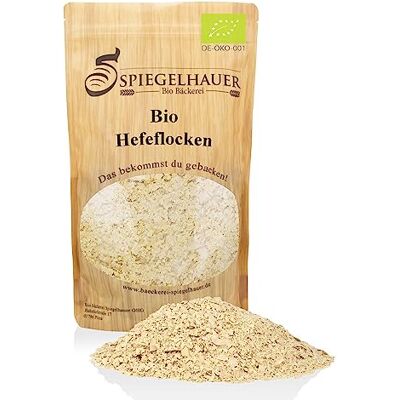 Bäckerei Spiegelhauer Flocons de levure bio nobles 400 g végétaliens I Flocons de levure nutritionnelle bio épicés et fromages I Bio nutritional yeast, flocons de yeast organiques - Publicité Bäckerei Spiegelhauer Flocons de levure bio nobles 400 g végétaliens I Flocons de levure nutritionnelle bio épicés et fromages I Bio nutritional yeast, flocons de yeast organiques - Publicité