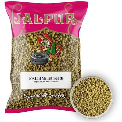 Jalpur Foxtail Graines de millet 500 g - Publicité Jalpur Foxtail Graines de millet 500 g - Publicité