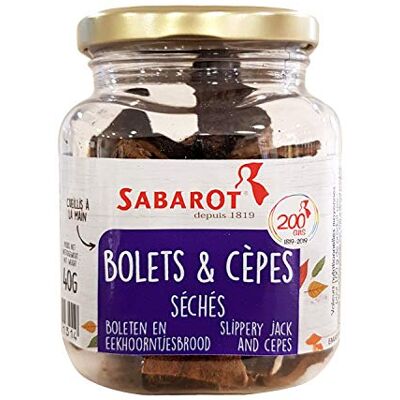 Sabarot Cèpes et Bolets Séchés 40g - Publicité Sabarot Cèpes et Bolets Séchés 40g - Publicité