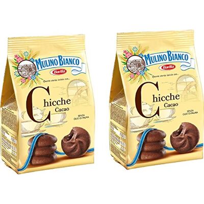 Mulino Bianco : "Chicche" Shortcake rempli de crème de cacao 200 g Lot de 2 - Publicité Mulino Bianco : "Chicche" Shortcake rempli de crème de cacao 200 g Lot de 2 - Publicité