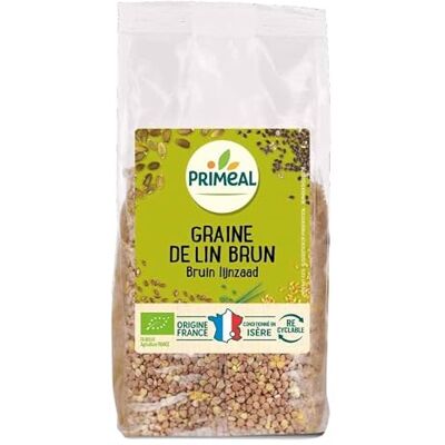 Primeal Graines de lin brun - oméga-3, fibres, laxatif - Graines - Publicité Primeal Graines de lin brun - oméga-3, fibres, laxatif - Graines - Publicité