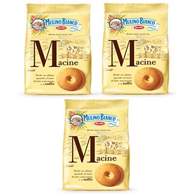 Mulino Bianco 3 x Biscuits Macine 350 g Italie biscuits cookies brioche - Publicité Mulino Bianco 3 x Biscuits Macine 350 g Italie biscuits cookies brioche - Publicité