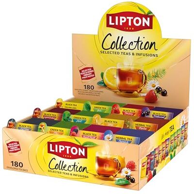 Lipton Sélection Détente Coffret Thés & Infusions Assortiment 180 Sachets - Publicité Lipton Sélection Détente Coffret Thés & Infusions Assortiment 180 Sachets - Publicité