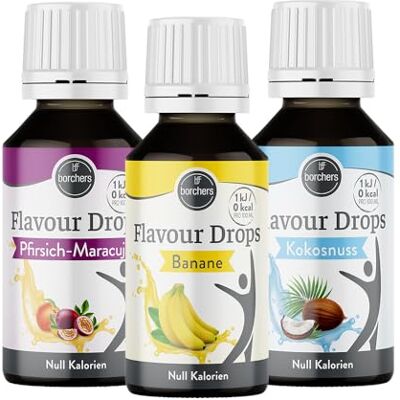 borchers Flavour Drops Pack d'essai "Caraïbes" 0 calories Pour la cuisson et la cuisson 30 ml - Publicité borchers Flavour Drops Pack d'essai "Caraïbes" 0 calories Pour la cuisson et la cuisson 30 ml - Publicité