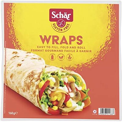 WRAPS SANS GLUTEN 160G, SCHAR, LOT DE 3 - Publicité WRAPS SANS GLUTEN 160G, SCHAR, LOT DE 3 - Publicité