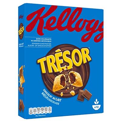 Kellogg's Trésor Céréale Chocolat au Lait 0.38 kg - Publicité Kellogg's Trésor Céréale Chocolat au Lait 0.38 kg - Publicité