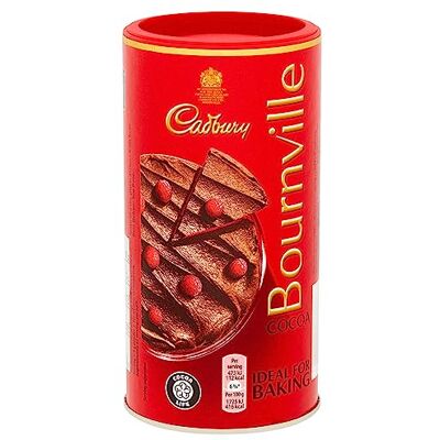 Cadbury Bournville Poudre de cacao chocolat chaud noir, 250 g - Publicité Cadbury Bournville Poudre de cacao chocolat chaud noir, 250 g - Publicité