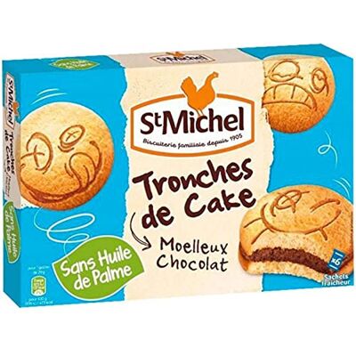 St Michel Tronches de Cake Moelleux Chocolat 175g (lot de 3) - Publicité St Michel Tronches de Cake Moelleux Chocolat 175g (lot de 3) - Publicité