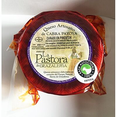 Quesos la Pastora Fromage guéri de chèvre de Payoya traité au Pimenton 1.000 Gm. Le Maroma Gourmet Produits andalous de La Sierra de Grazalema, Cadix, Espagne. (1) - Publicité Quesos la Pastora Fromage guéri de chèvre de Payoya traité au Pimenton 1.000 Gm. Le Maroma Gourmet Produits andalous de La Sierra de Grazalema, Cadix, Espagne. (1) - Publicité