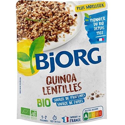 BJORG Quinoa Lentilles 250G Lot De 4 - Publicité BJORG Quinoa Lentilles 250G Lot De 4 - Publicité