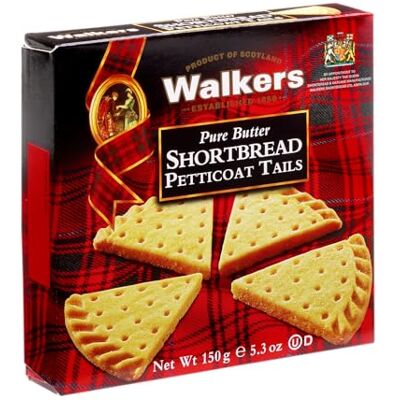 Walkers Shortbread Petticoat Tail Shortbread, 150 g - Publicité Walkers Shortbread Petticoat Tail Shortbread, 150 g - Publicité