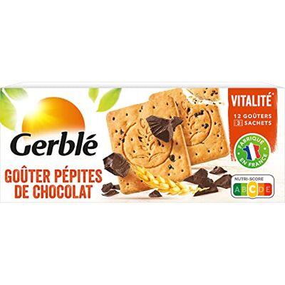 Gerblé 3070 - pépites de chocolat - 12x12 - Snack - Publicité Gerblé 3070 - pépites de chocolat - 12x12 - Snack - Publicité