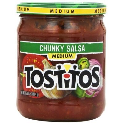 Tostitos Chunky Salsa Medium 440 g - Publicité Tostitos Chunky Salsa Medium 440 g - Publicité