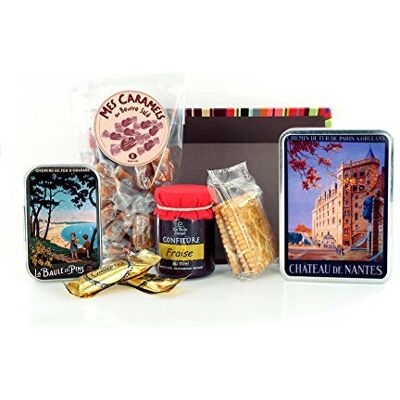 Biscuiterie des Marais Panier gourmand Souvenir de la Presqu'île guérandaise - Publicité Biscuiterie des Marais Panier gourmand Souvenir de la Presqu'île guérandaise - Publicité