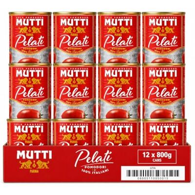 Mutti Tomates Pelées 520g (carton de 12 - Publicité Mutti Tomates Pelées 520g (carton de 12 - Publicité