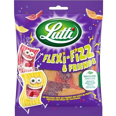 Lutti Flexi-Fizz & Friends 180g - Publicité Lutti Flexi-Fizz & Friends 180g - Publicité