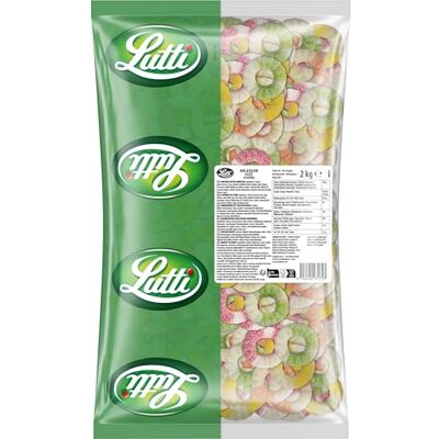 Lutti Arlequin fizz 2kg - Publicité Lutti Arlequin fizz 2kg - Publicité