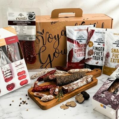 Colis Gourmands Coffret Charcuterie Artisanale Premium – Box Apéro Gourmet Fuet, Chorizo, Saucisson – Panier Gourmand Apéritif – Idée Cadeau Gastronomique Homme Femme Noël Anniversaire - Publicité Colis Gourmands Coffret Charcuterie Artisanale Premium – Box Apéro Gourmet Fuet, Chorizo, Saucisson – Panier Gourmand Apéritif – Idée Cadeau Gastronomique Homme Femme Noël Anniversaire - Publicité