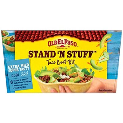 Old El Paso Stand 'N' Stuff Kit de tacos extra doux 329 g - Publicité Old El Paso Stand 'N' Stuff Kit de tacos extra doux 329 g - Publicité