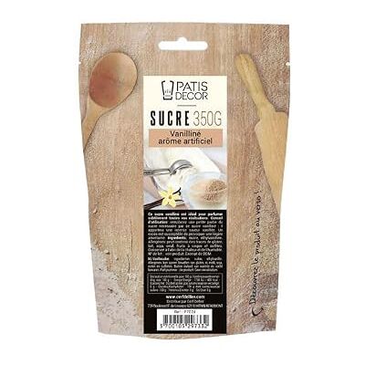 PATISDECOR Sucre vanilliné 350 g - Publicité PATISDECOR Sucre vanilliné 350 g - Publicité
