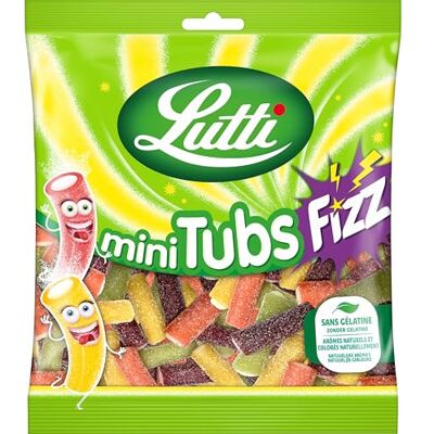 Lutti MINI TUBS FIZZ 200G - Publicité Lutti MINI TUBS FIZZ 200G - Publicité