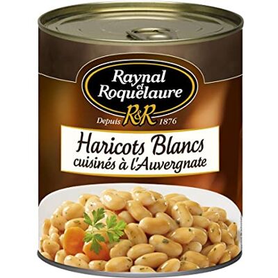 AUCHAN Lot de 3 unités *** RAYNAL ET ROQUELAURE Haricots blancs cuisinés à l'Auvergnate 820g - Publicité AUCHAN Lot de 3 unités *** RAYNAL ET ROQUELAURE Haricots blancs cuisinés à l'Auvergnate 820g - Publicité