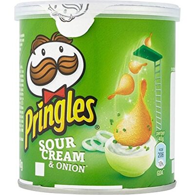 Pringles Sour Cream & Onion (40g) - Publicité Pringles Sour Cream & Onion (40g) - Publicité