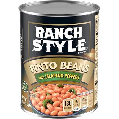 Ranch Style Haricots Pinto avec Jalapeno 425g - Publicité Ranch Style Haricots Pinto avec Jalapeno 425g - Publicité