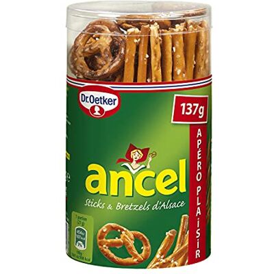 Ancel Assortiment de sticks et bretzels 137 g - Publicité Ancel Assortiment de sticks et bretzels 137 g - Publicité