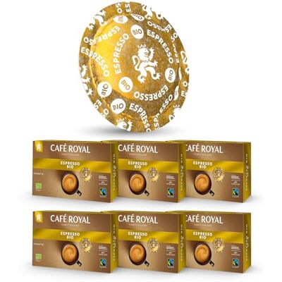Café Royal - Pro - Espresso BIO - 6 x 50 - Coffee capsules - Publicité Café Royal - Pro - Espresso BIO - 6 x 50 - Coffee capsules - Publicité