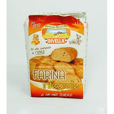Divella FARINE COMPLÈTE 1 KG - Publicité Divella FARINE COMPLÈTE 1 KG - Publicité