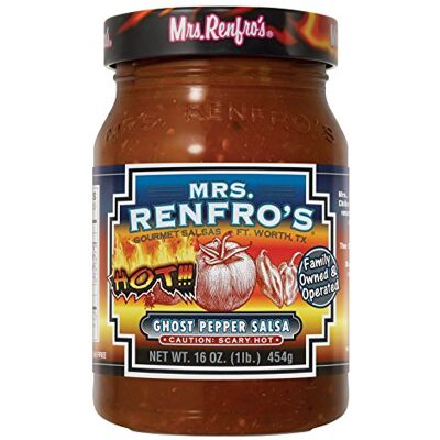 Mrs. Renfro's Mrs Renfro ghost pepper salsa 454g - Publicité Mrs. Renfro's Mrs Renfro ghost pepper salsa 454g - Publicité