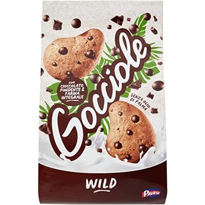 Barilla Pavesi Lot de 3 biscuits Gocciole Wild Integrali avec farine de blé entier 350 g biscuits - Publicité Barilla Pavesi Lot de 3 biscuits Gocciole Wild Integrali avec farine de blé entier 350 g biscuits - Publicité
