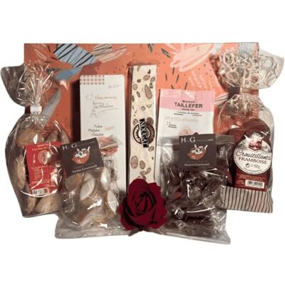 Halte Gourmande Coffret garni Les gourmandises de maman - Publicité Halte Gourmande Coffret garni Les gourmandises de maman - Publicité