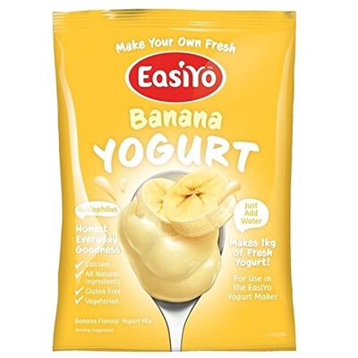 EasiYo Banane Yaourt Mélange 230G Paquet de 6 - Publicité EasiYo Banane Yaourt Mélange 230G Paquet de 6 - Publicité