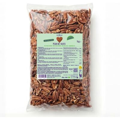 nut&me Noix de pécan naturelles Junior Mammoth 1 kg Variété Fancy, sans coque, gluten, additifs Idéales pour pâtisserie, yaourt, granola, salades et recettes sucrées - Publicité nut&me Noix de pécan naturelles Junior Mammoth 1 kg Variété Fancy, sans coque, gluten, additifs Idéales pour pâtisserie, yaourt, granola, salades et recettes sucrées - Publicité