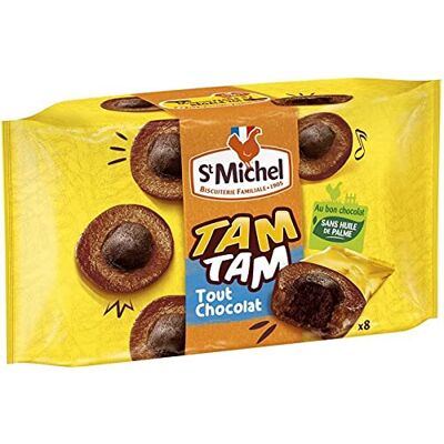 St Michel Tam Tam Tout Chocolat 220g (lot de 9) - Publicité St Michel Tam Tam Tout Chocolat 220g (lot de 9) - Publicité
