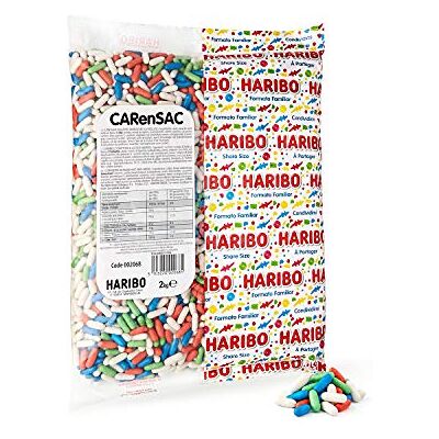 HARIBO Car en Sac – Bonbons à la Réglisse – Sachet Vrac 2 kg - Publicité HARIBO Car en Sac – Bonbons à la Réglisse – Sachet Vrac 2 kg - Publicité