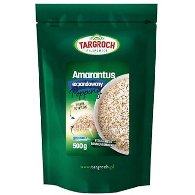 Amarante Expansionné Targroch - Popcorn d'Amarante 500g - Sans Gluten - Publicité Amarante Expansionné Targroch - Popcorn d'Amarante 500g - Sans Gluten - Publicité
