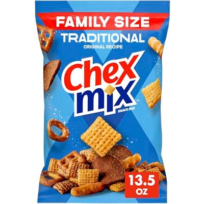 Chex Mix Mélange traditionnel salé pour les collations familiales, 383 ml - Publicité Chex Mix Mélange traditionnel salé pour les collations familiales, 383 ml - Publicité