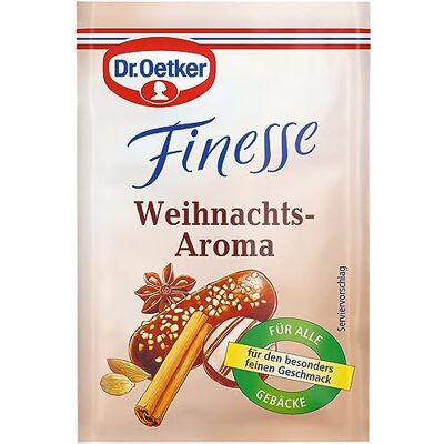 Dr. Oetker Oetker Finesse Lot de 2 arômes de Noël 2 x 5,5 g - Publicité Dr. Oetker Oetker Finesse Lot de 2 arômes de Noël 2 x 5,5 g - Publicité
