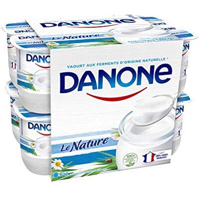 Danone Yaourt, Nature, 12 x 125g - Publicité Danone Yaourt, Nature, 12 x 125g - Publicité
