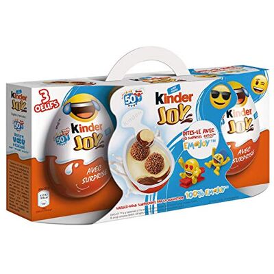 Kinder Joy Petit Œufs 60 g Lot de 3 - Publicité Kinder Joy Petit Œufs 60 g Lot de 3 - Publicité