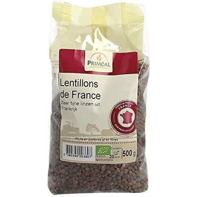Primeal Priméal Lentillons de France 500 g - Publicité Primeal Priméal Lentillons de France 500 g - Publicité
