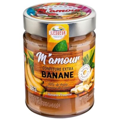 M'Amour Confiture Banane Pot Verre 325G - Publicité M'Amour Confiture Banane Pot Verre 325G - Publicité