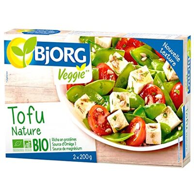 AUCHAN Lot de 3 unités *** BJORG Tofu nature bio 2x200g - Publicité AUCHAN Lot de 3 unités *** BJORG Tofu nature bio 2x200g - Publicité