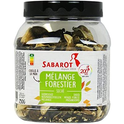 Sabarot Mélange forestier séché 250g - Publicité Sabarot Mélange forestier séché 250g - Publicité