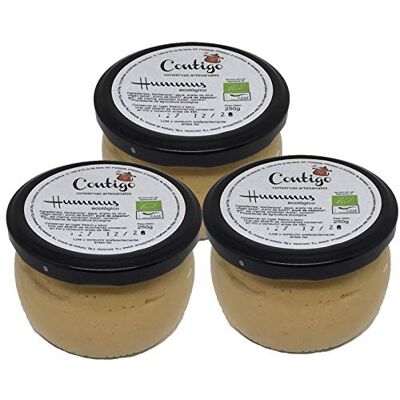 Momentos Santiamen Houmous écologique Pot de 250 g Conservas Artesanales Contigo (3 Pots) - Publicité Momentos Santiamen Houmous écologique Pot de 250 g Conservas Artesanales Contigo (3 Pots) - Publicité